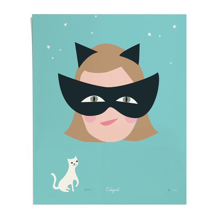 Cat Girl, print, ltd. 250