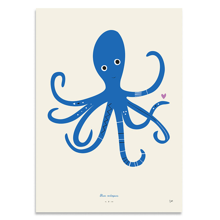 Blue Octopus print, ltd. 200