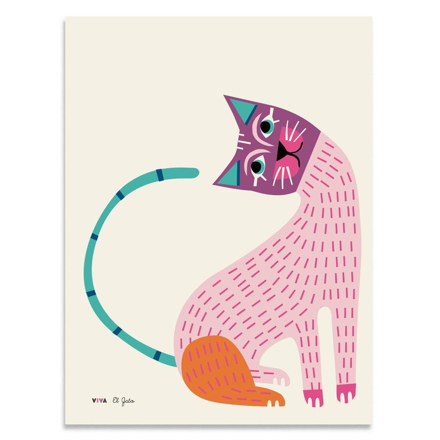 Viva El Gato, print, ltd. 250