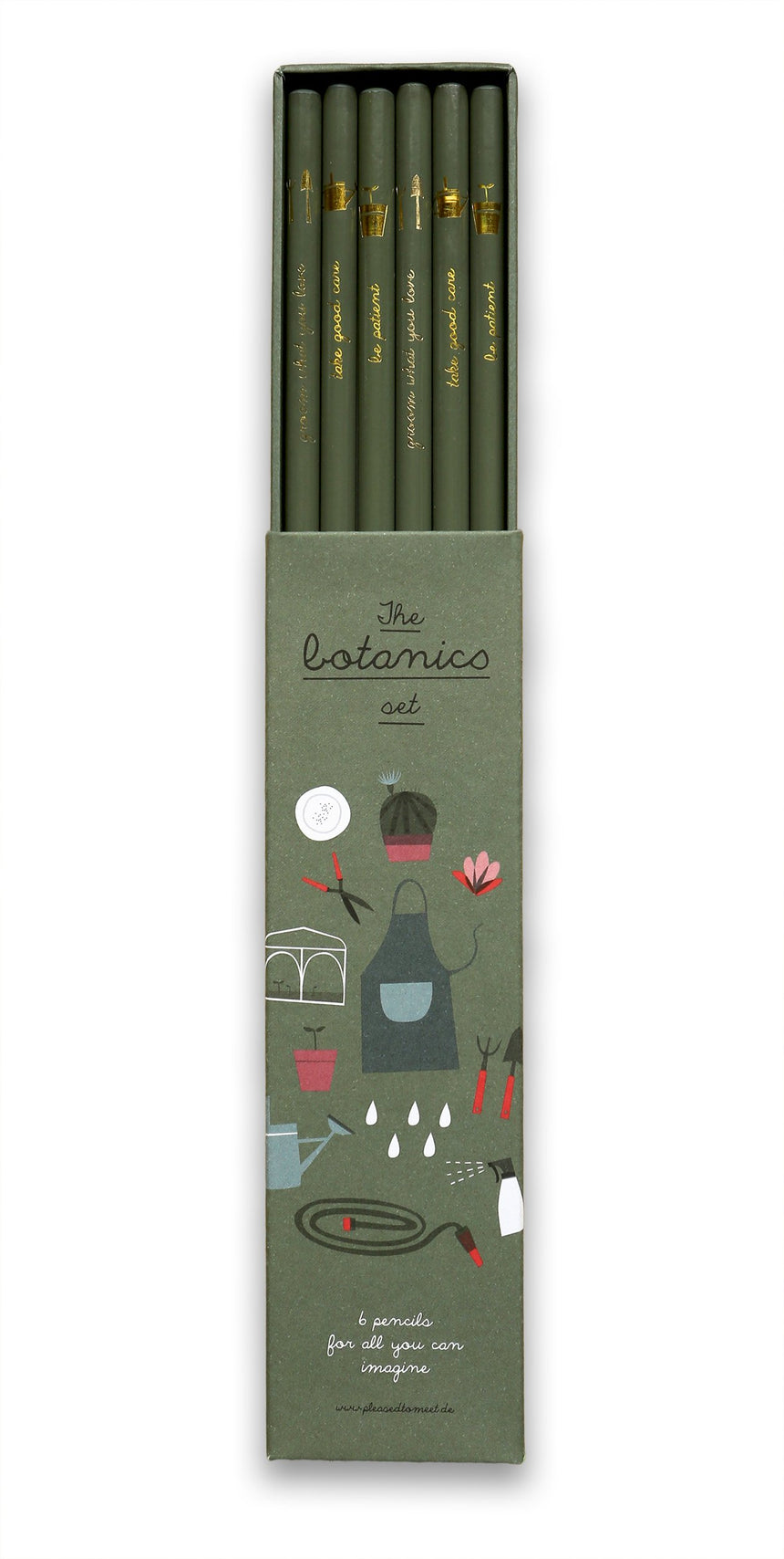 Botanics pencils set