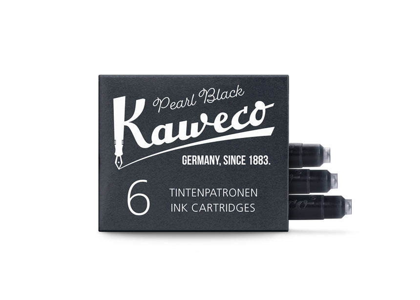 Kaweco ink cartridges pearl black 6-pack