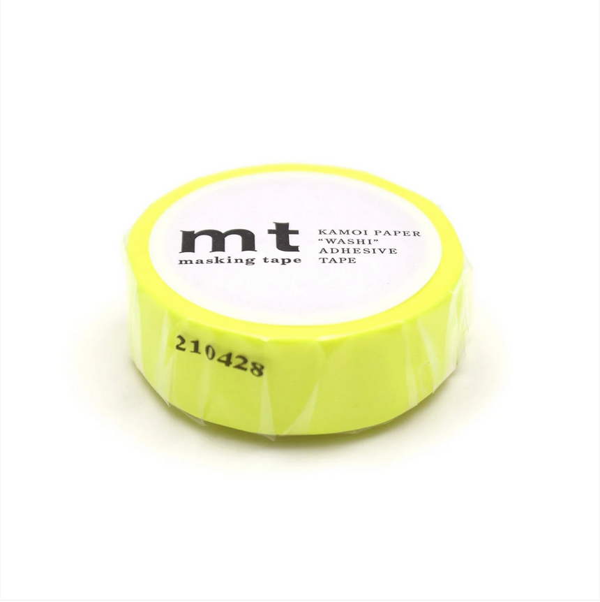 Masking Tape - mt shocking yellow, 155mm breit, 7m lang