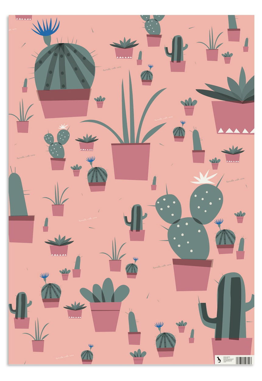 Cactus Collection wrapping paper