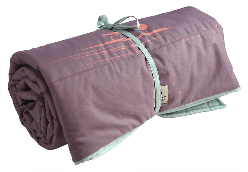 The Great Adventure bedspread, taupe, M