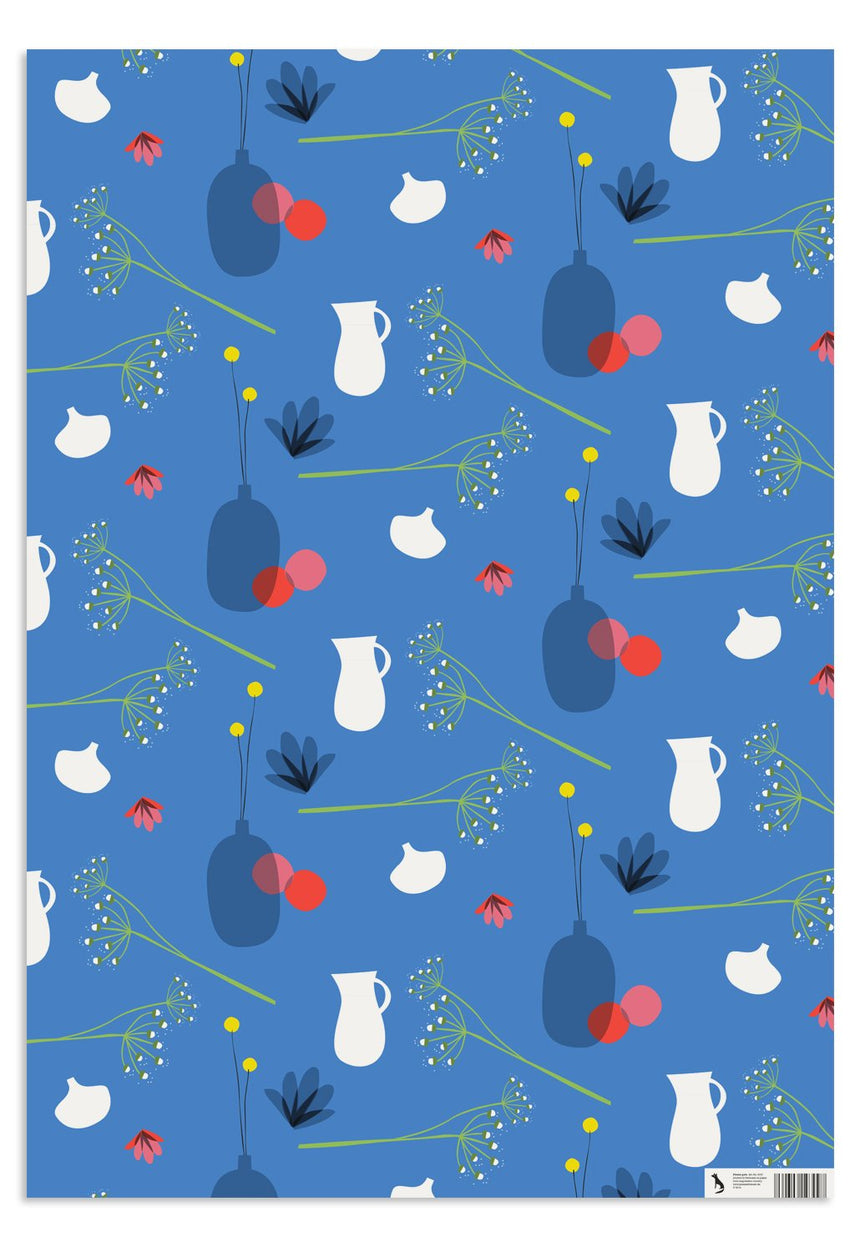Flower Pots wrapping paper
