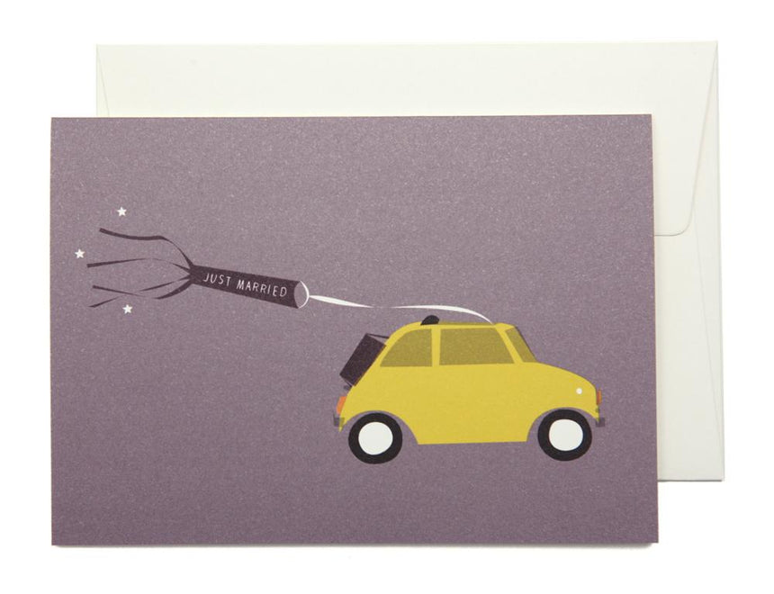 Just Married greeting card