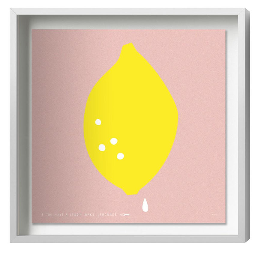 Lemon, silkscreen print, ltd. 250