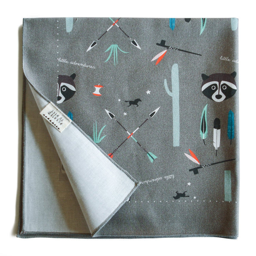 Little Adventurer cloth, chocolate