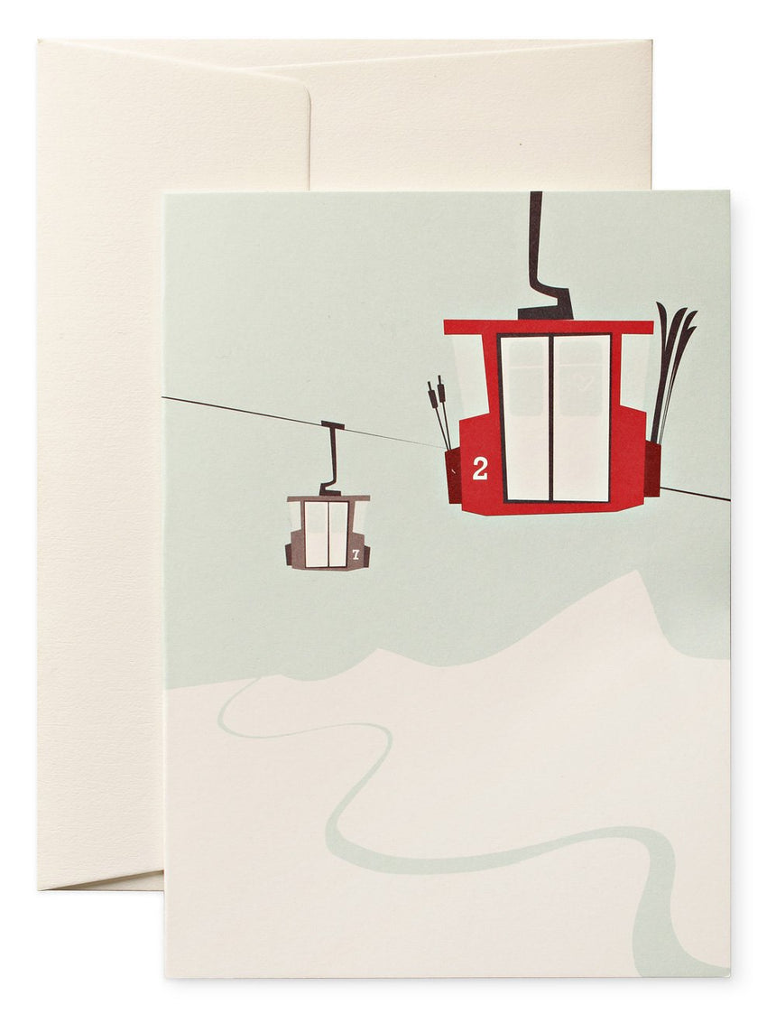 Gondola greeting card