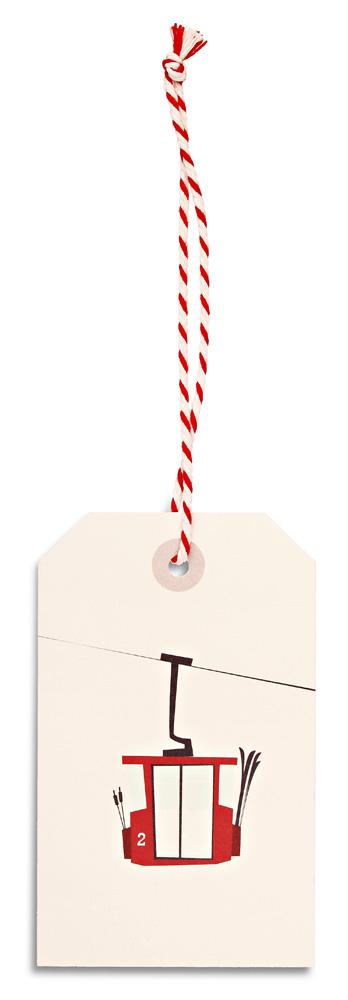Gondola gift tags