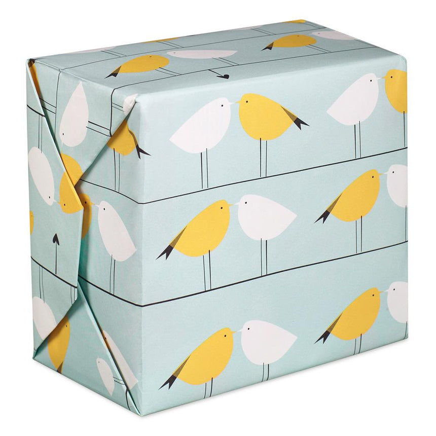 Birds wrapping paper