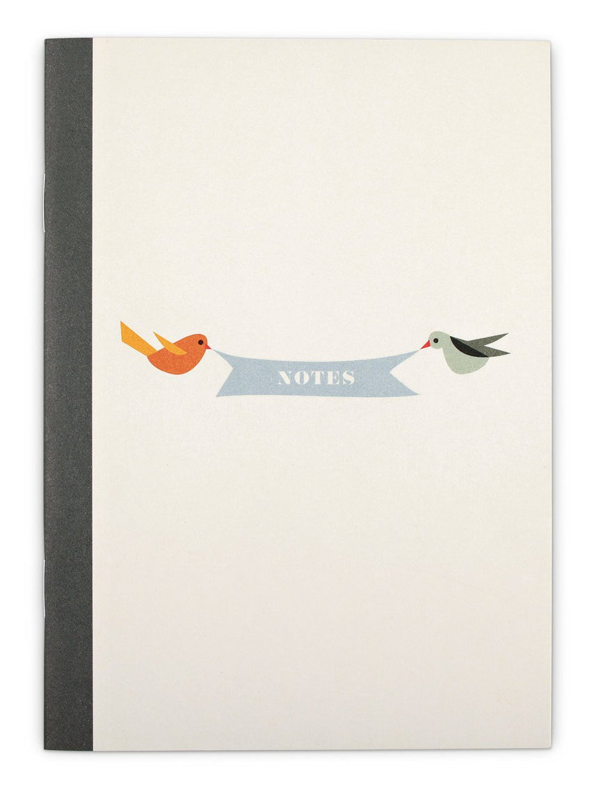 Flying birds notebook A6, blank