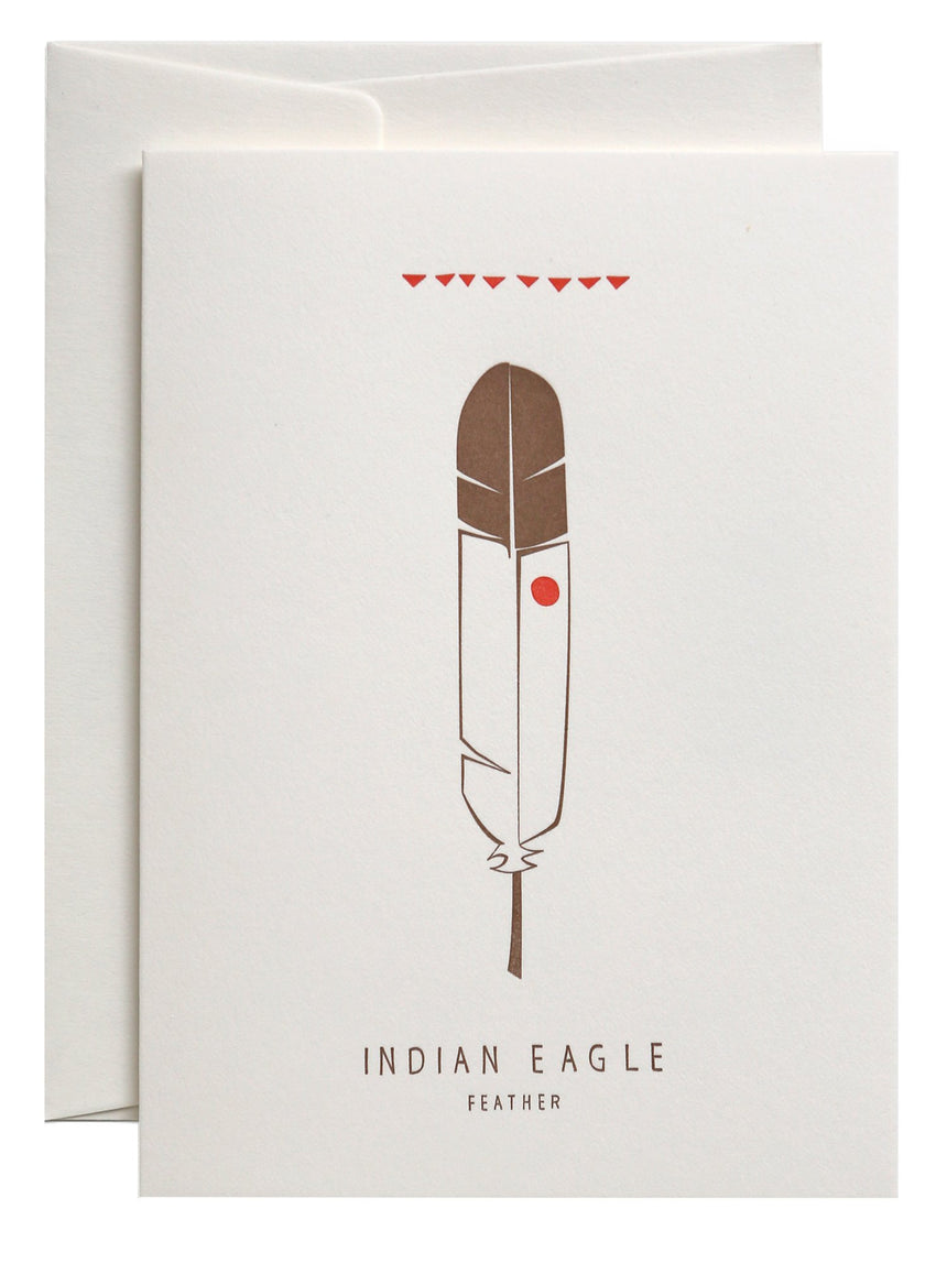 Eagle Feather greeting card