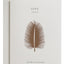 Down feather greeting card