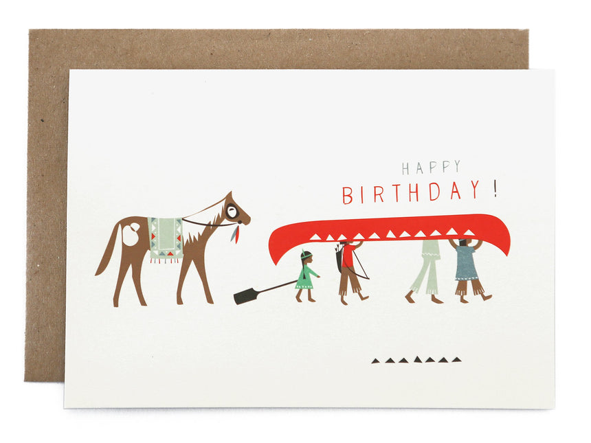 Kids party greeting card