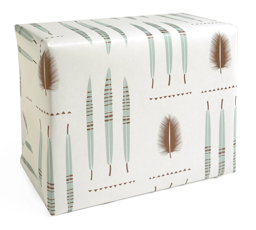 Feathers wrapping paper