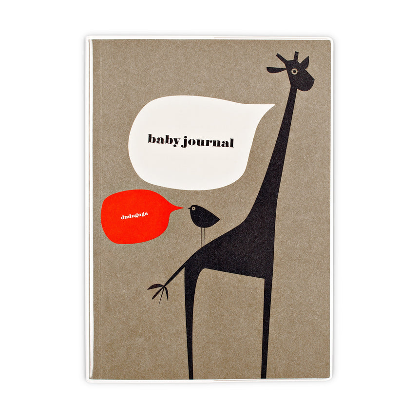 Baby Journal (gold), English